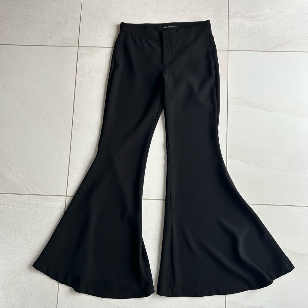 Black Zara Bell Bottom Pants / Size XS